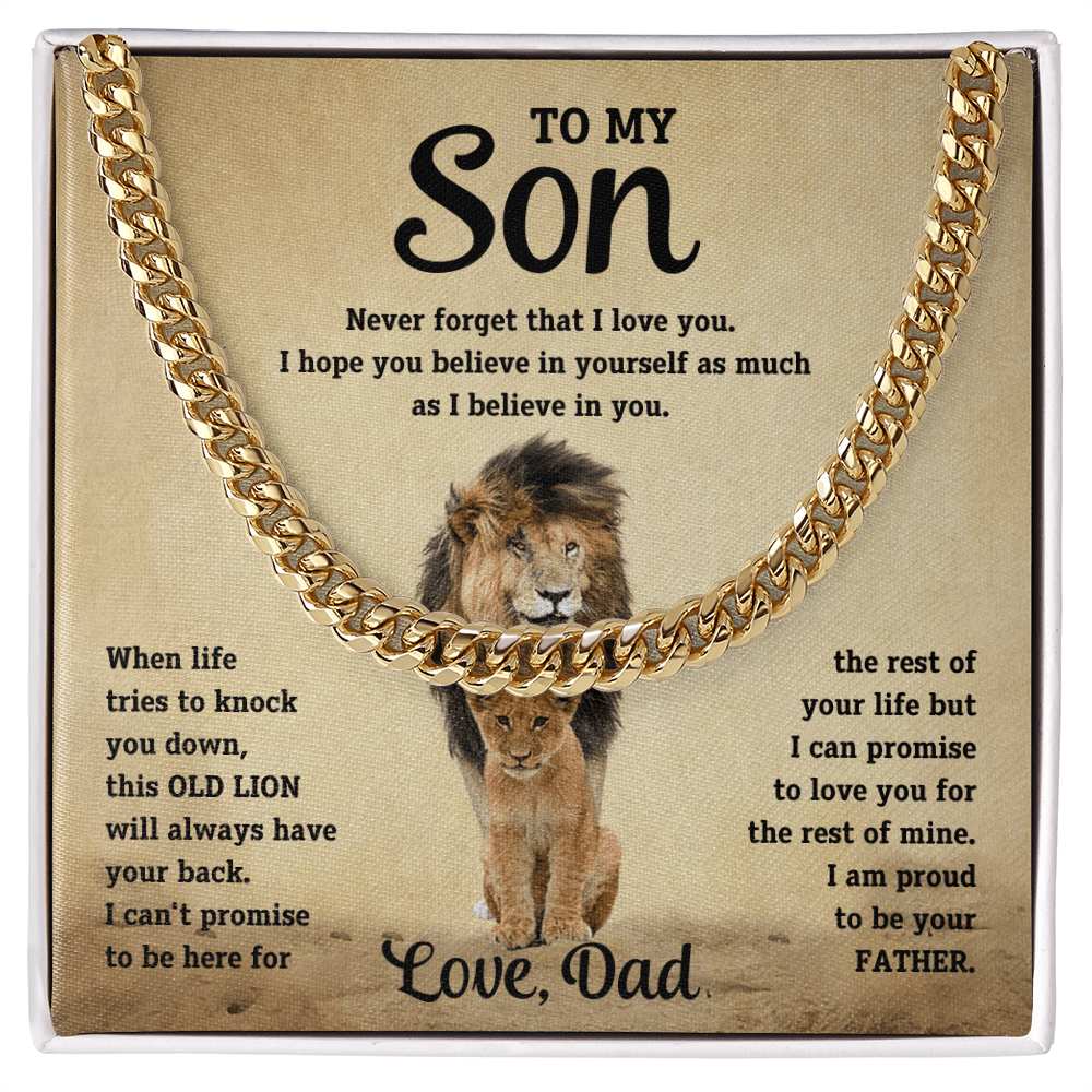 To My Son, I Am Proud To Be Your Father, Love, Dad