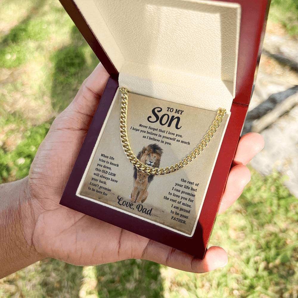 To My Son, I Am Proud To Be Your Father, Love, Dad