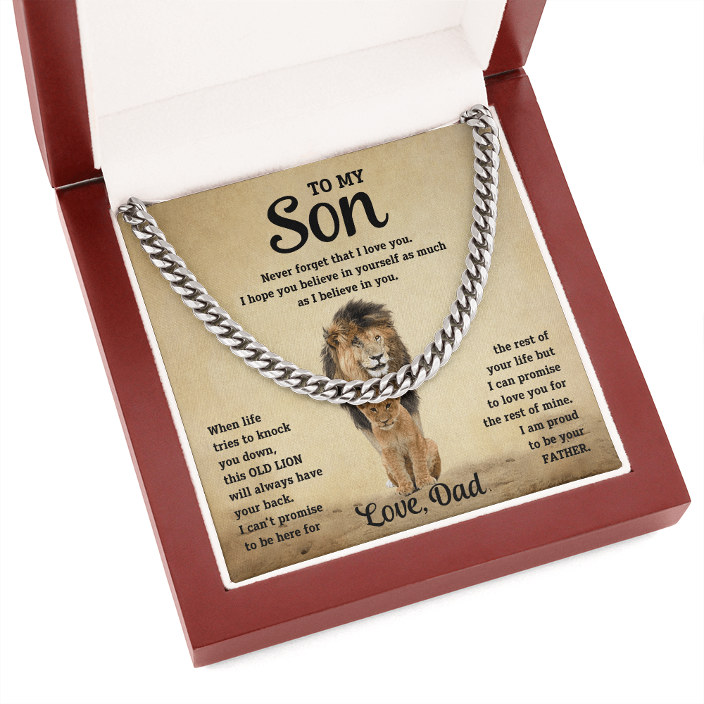 To My Son, I Am Proud To Be Your Father, Love, Dad