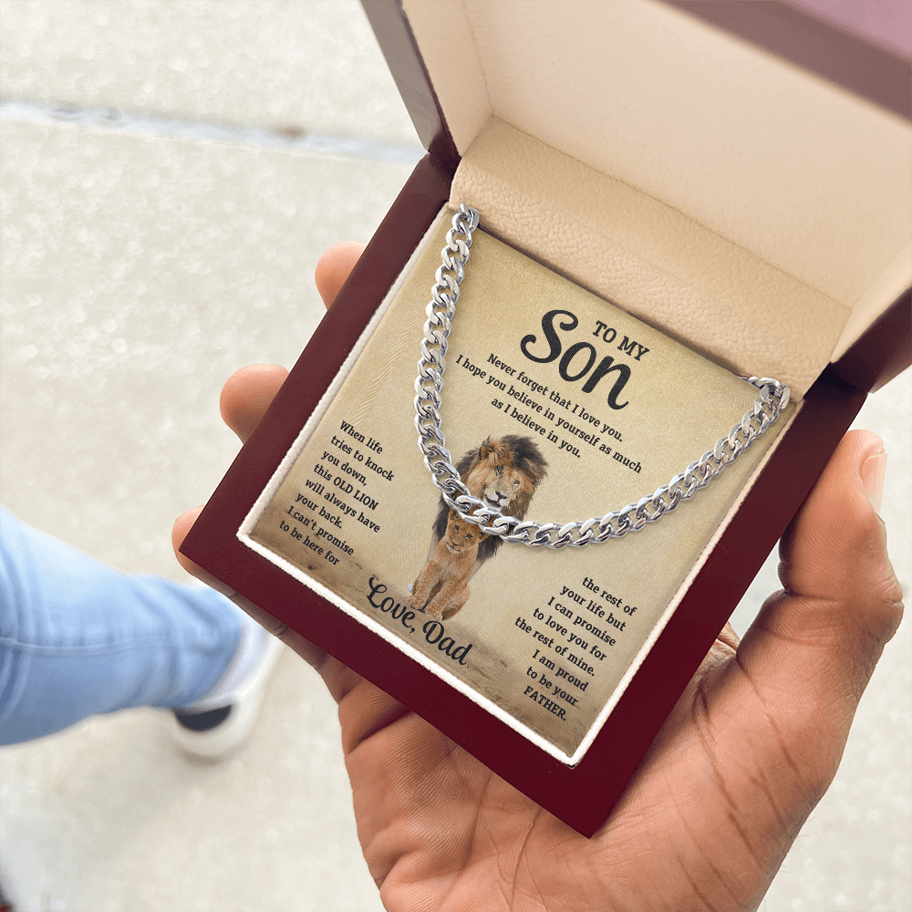 To My Son, I Am Proud To Be Your Father, Love, Dad