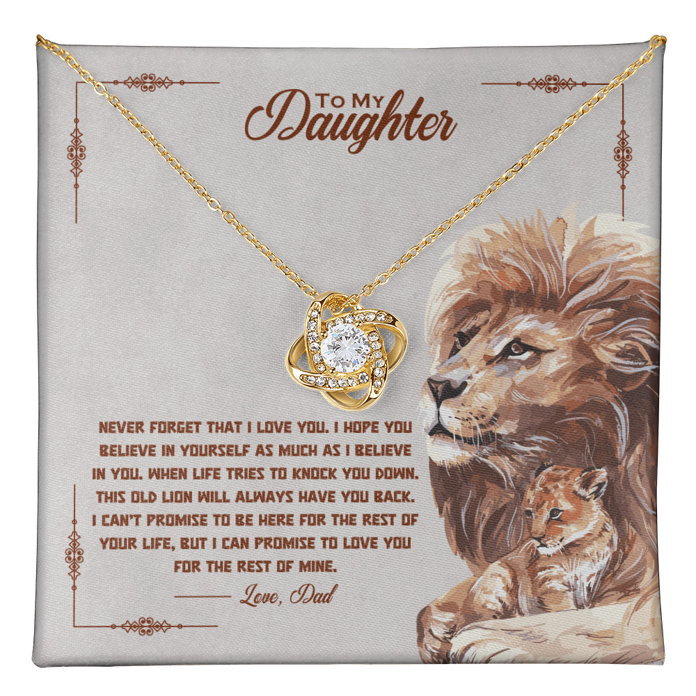 To My Beautiful Daughter, I Promise To Love You For The Rest Of My Life